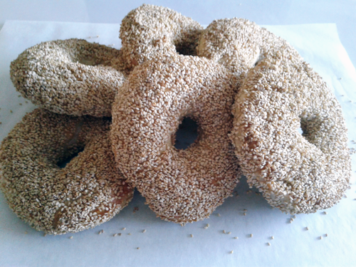 Sesame Bagels